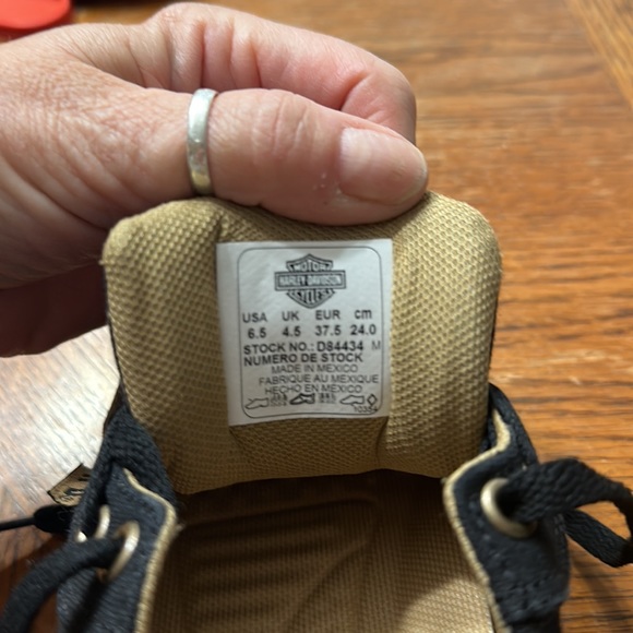 Harley Davidson sneakers NEW size 6.5 - Picture 5 of 10
